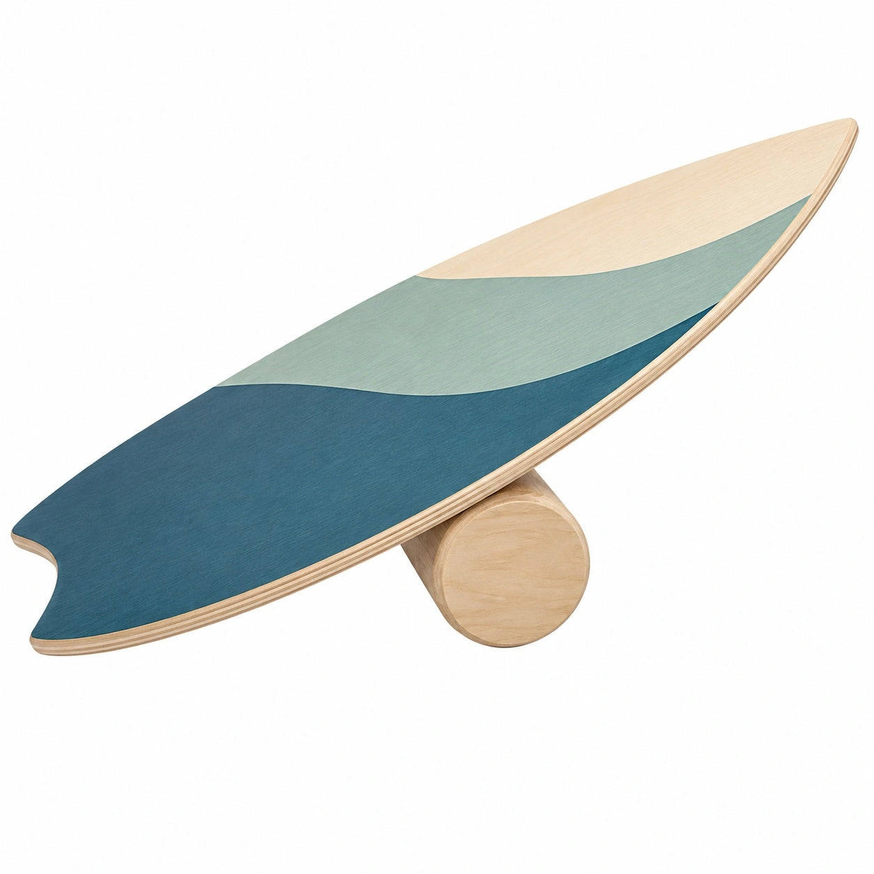 Balance Board Surfbrett Design Blau Grün