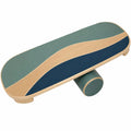 Balance Board Holz 80x30 cm Mehrfarbig für Gleichgewichtstraining