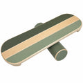 Balance Board aus Holz, Grün/Natur, 75x30 cm
