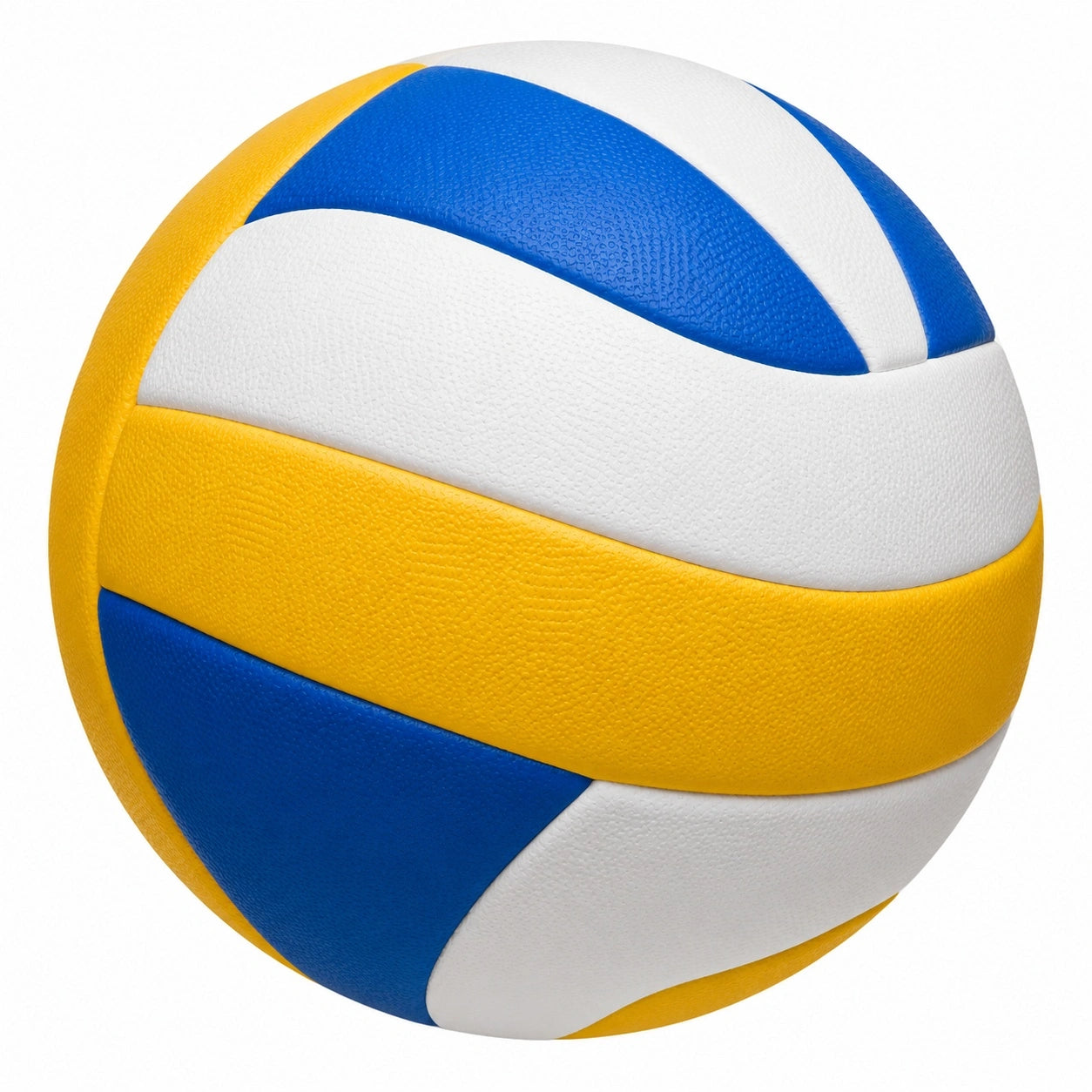Volleyball für Indoor und Outdoor, Blau/Weiß/Gelb