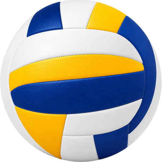 Volleyball für Innen- und Außeneinsatz Gelb/Blau/Weiß