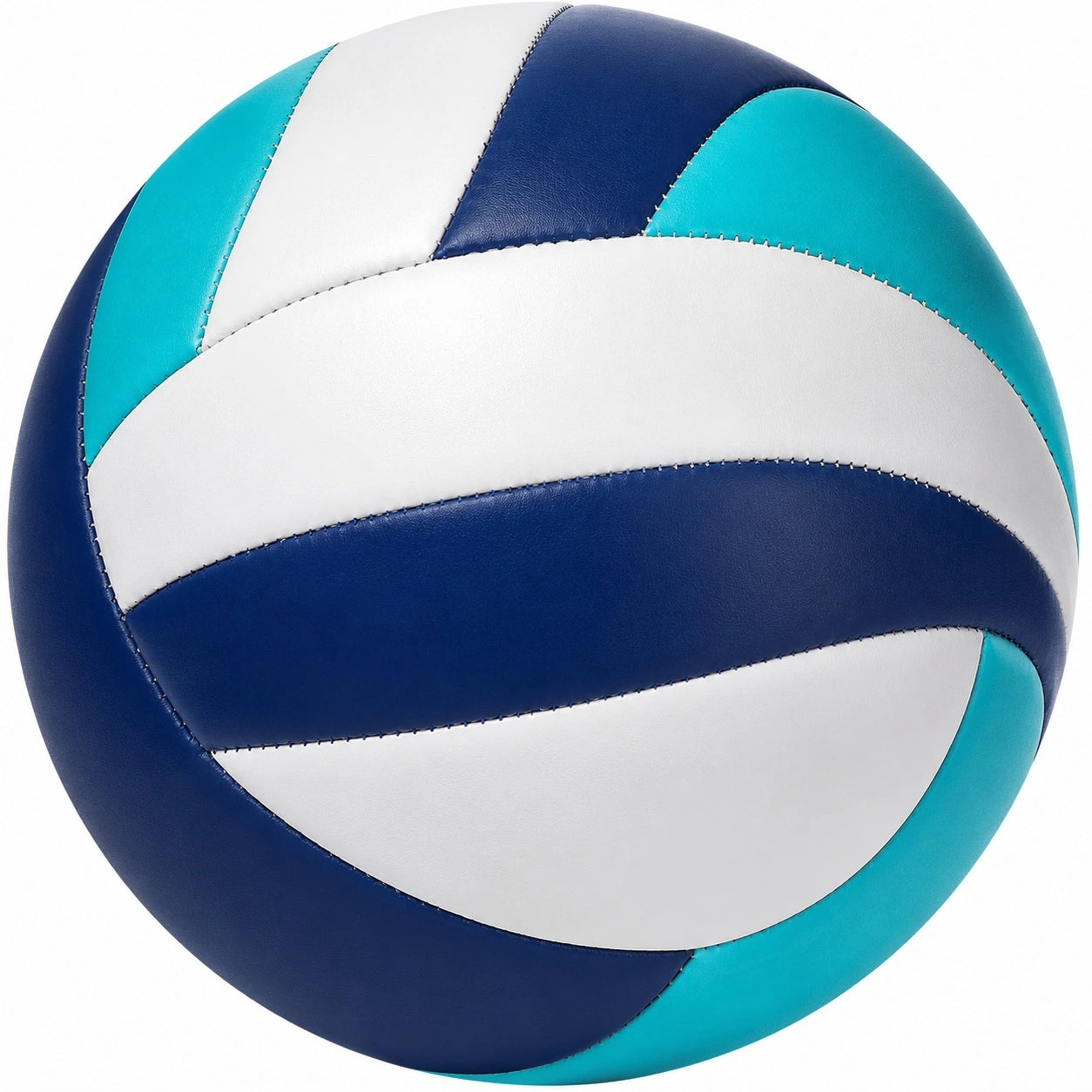 Volleyball für Innen- und Außenbereich, Blau/Türkis/Weiß