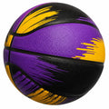Basketball für den Außenbereich Lila/Schwarz/Gelb