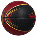 Basketball in Schwarz, Rot und Gold für Outdoor und Indoor