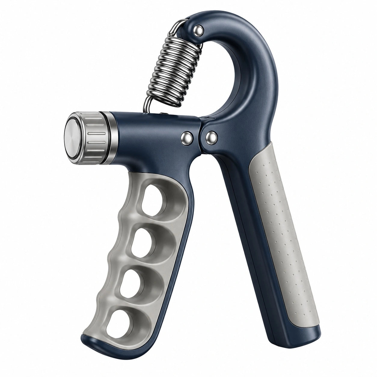 Verstellbarer Handgrifftrainer Blau mit Widerstandsfeder 5-60 kg