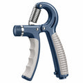 Einstellbarer Handtrainer 5-60kg Widerstand Blau/Weiß