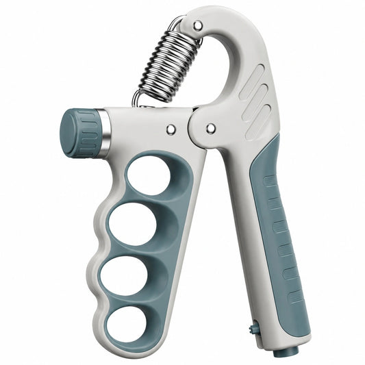 Ergonomischer Handtrainer mit verstellbarem Widerstand, Weiß/Blau