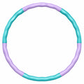 Fitness Hula Hoop mit Wellenstruktur 100 cm Lila/Türkis