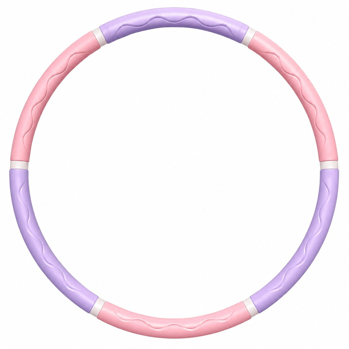 Hula-Hoop Reifen mit Massageeffekt Rosa Lila, 100 cm