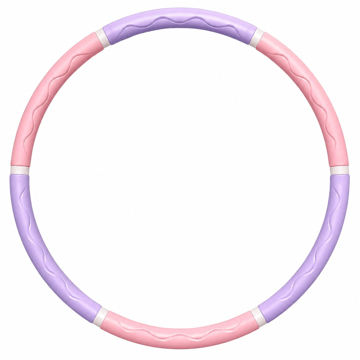 Hula-Hoop Reifen mit Massageeffekt Rosa Lila, 100 cm