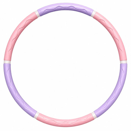 Hula-Hoop Reifen mit Massageeffekt Rosa Lila, 100 cm