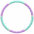 Massage-Hula-Hoop abnehmbar 100 cm Türkis/Lila