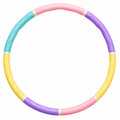 Abnehmbarer Fitness Hula Hoop 95cm Mehrfarbig