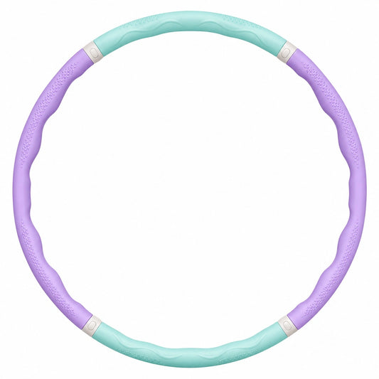 Hula-Hoop-Reifen Fitness Massage Lila/Grün, 100cm