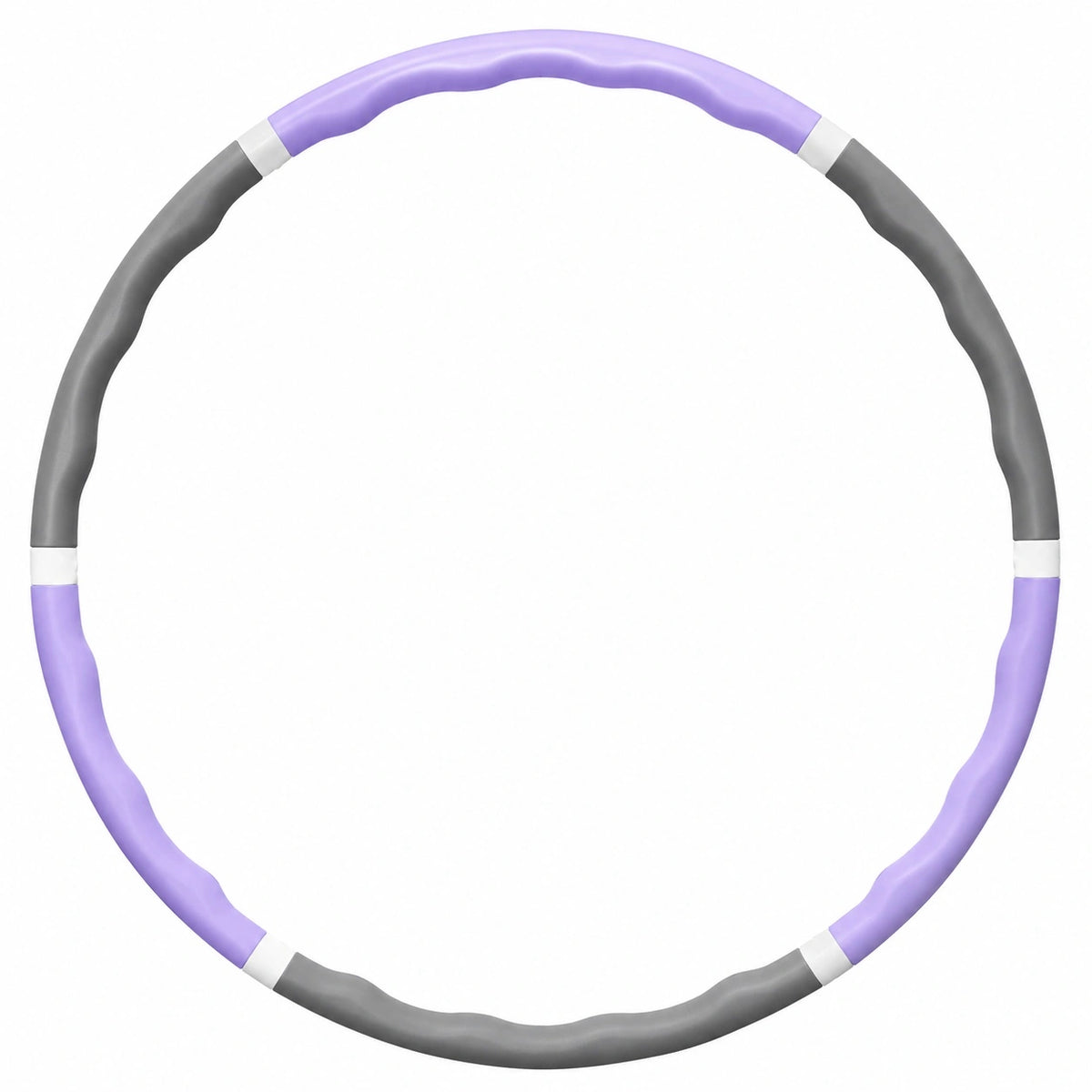 Hula-Hoop Reifen mit Massagefunktion, Lila und Grau