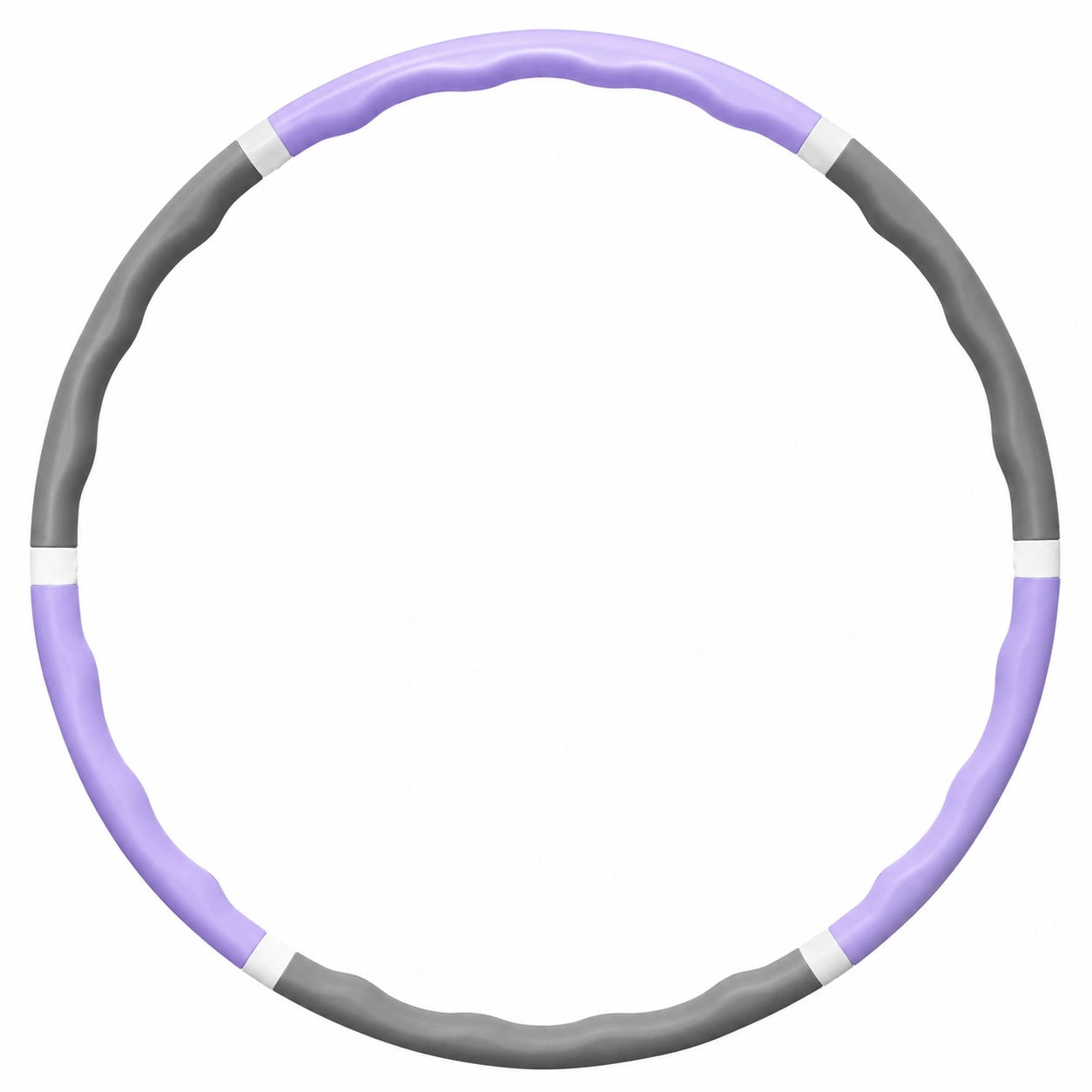 Hula-Hoop Reifen mit Massagefunktion, Lila und Grau