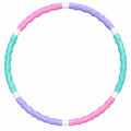 Fitness Hula Hoop Massage, Lila/Pink/Blau, 95 cm