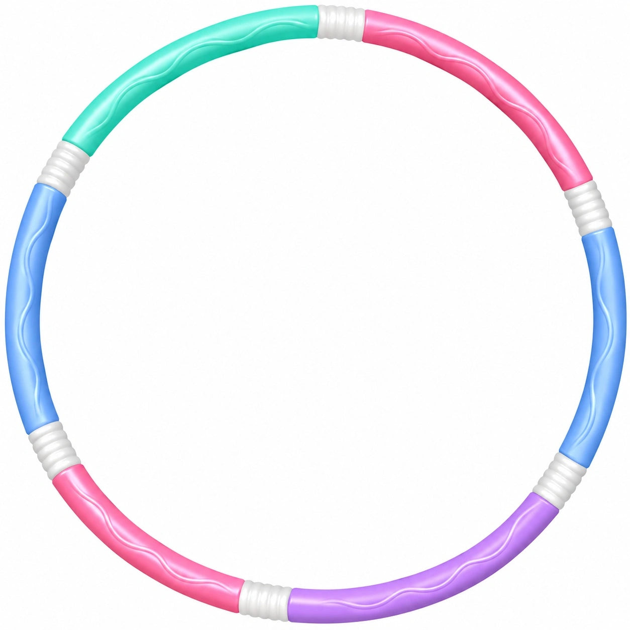 Abnehmbarer Hula-Hoop Reifen, Bunt, 90 cm