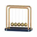 Newtonsches Pendel Bürodekoration Gold Blau