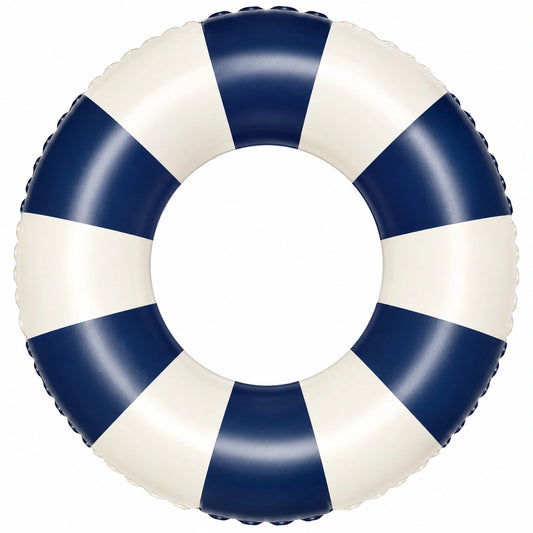 Aufblasbarer Schwimmring Blau-Weiß 90cm